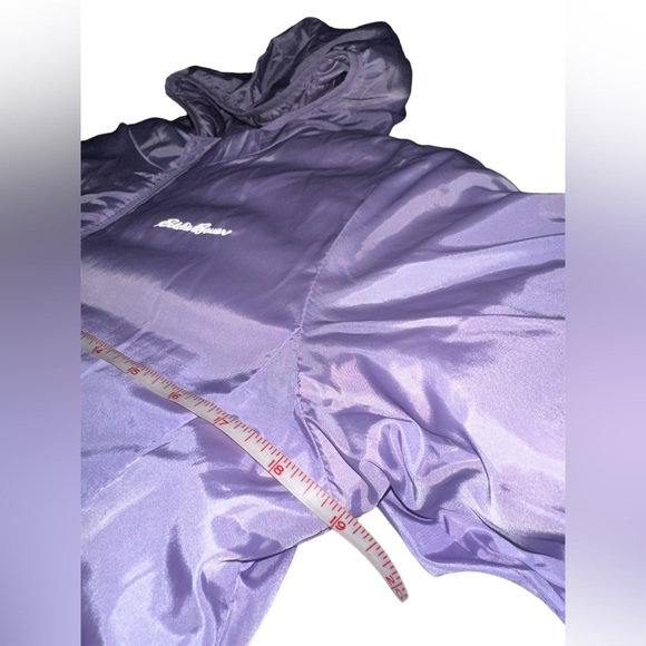 Eddie Bauer Girls Reversible Lavender Hombre Puffer Jacket size M (8-9) - Picture 6 of 8